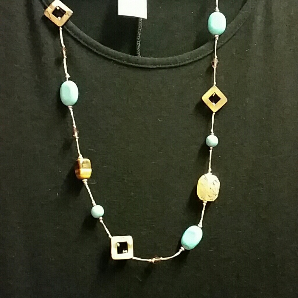 Turquoise and gem Necklace