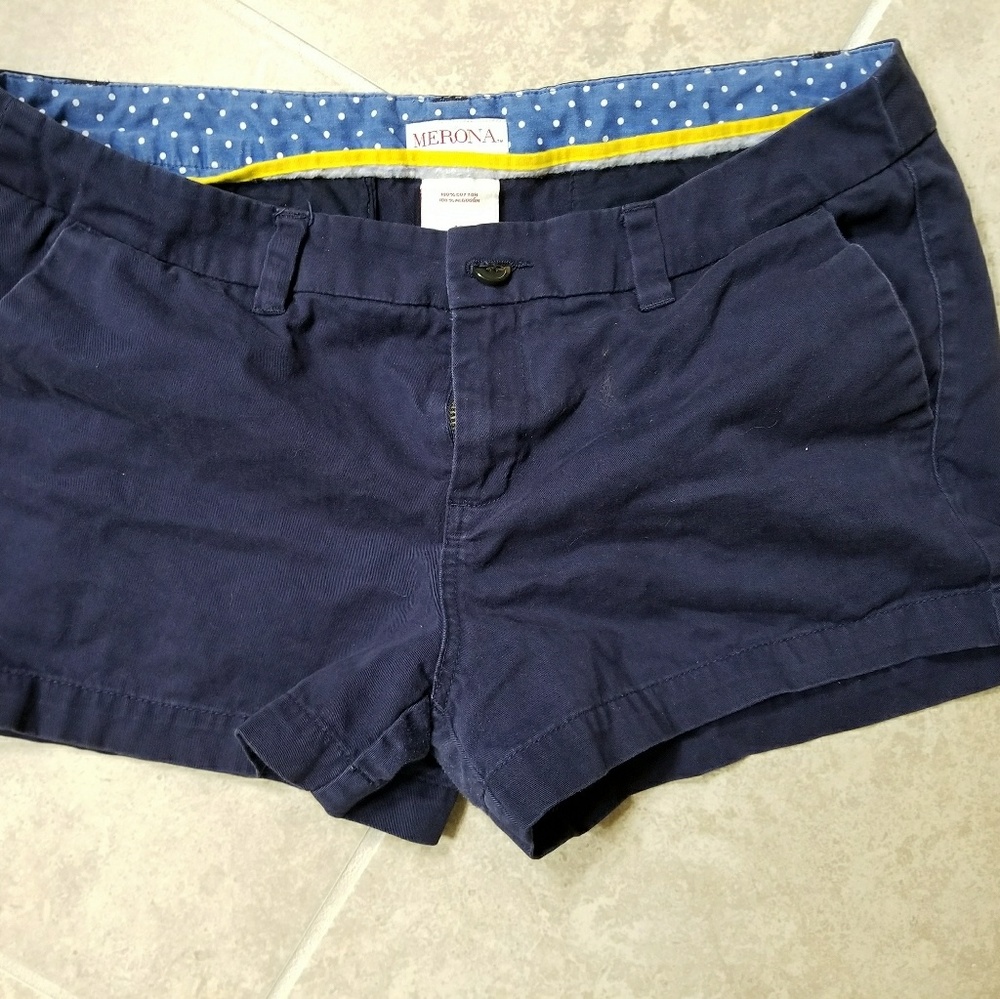 Merona navy shorts
