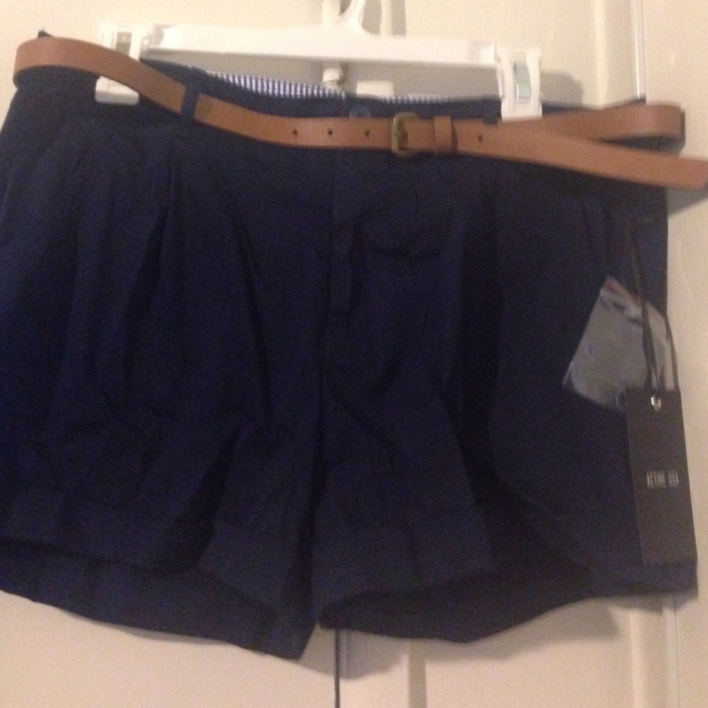 Navy blue shorts