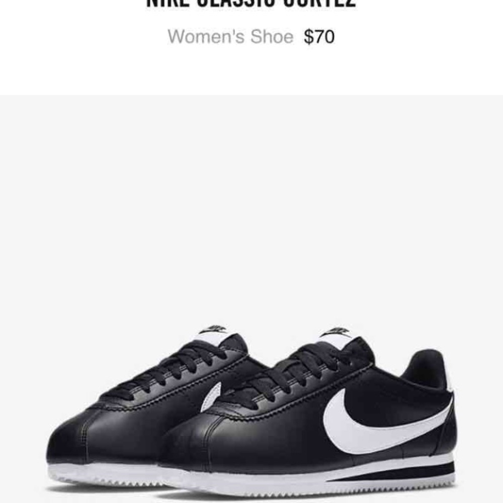 Nike women Cortez black shoes