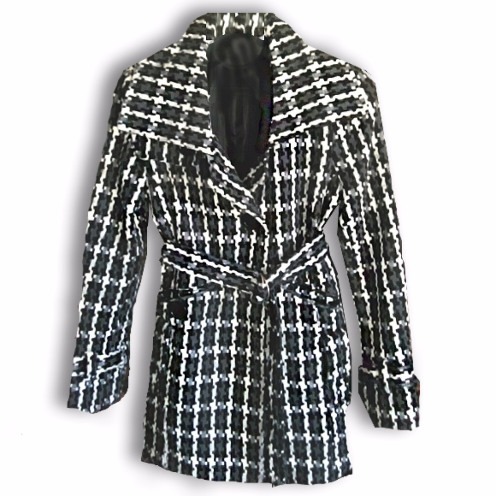 Plaid coat. Rampage sz med