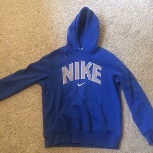Blue Nike pullover hoodie sweatshirt sweater large
