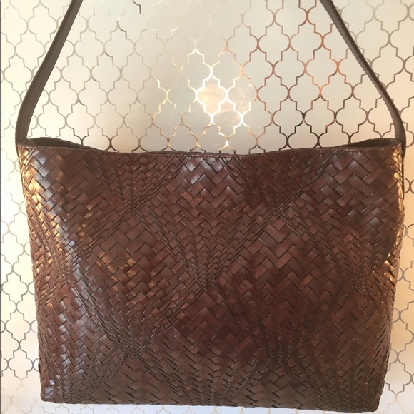 Monsac Handbags - ⭐️MONSAC LARGE LEATHER SHOULDER BAG 💯AUTHENTIC