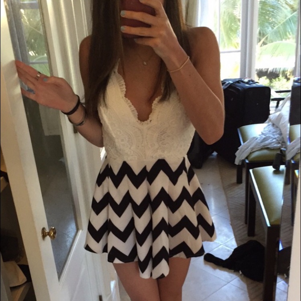 LF open back romper