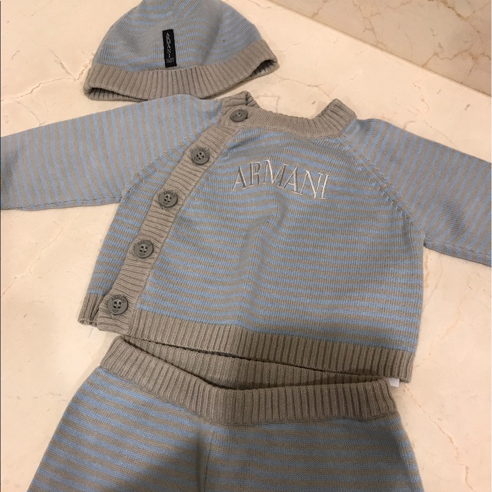 Baby 3 pice Armani baby set