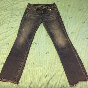 American Eagle Straight jeans size 8 stretch