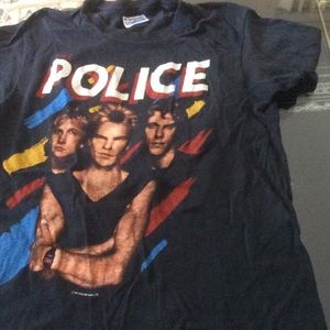 Vintage Police North America Tour 1983 shirt