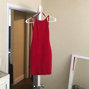 Backless Lush Red dress