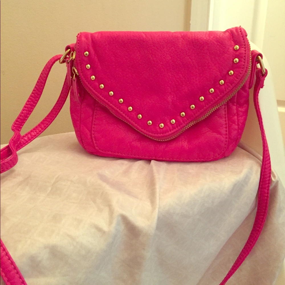 Hot pink crossbody