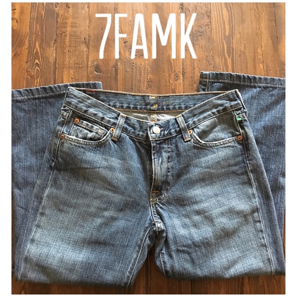 7 For All Mankind Denim - 7 for all Mankind cropped jeans
