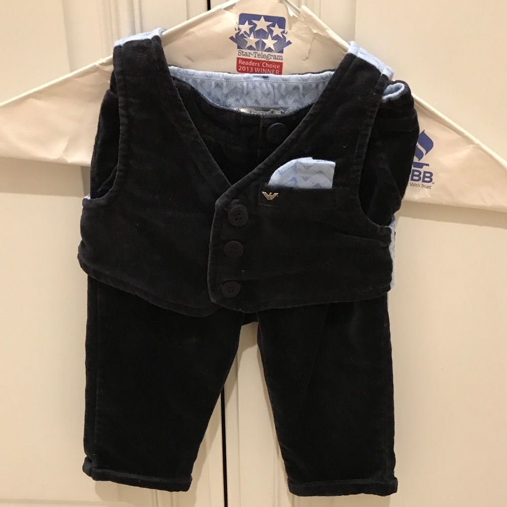 Baby boy Armani 3 pice set so cute!!