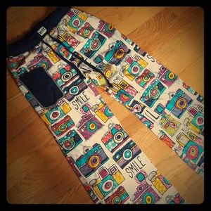 Lazy One camera photographer yoga pajama pants