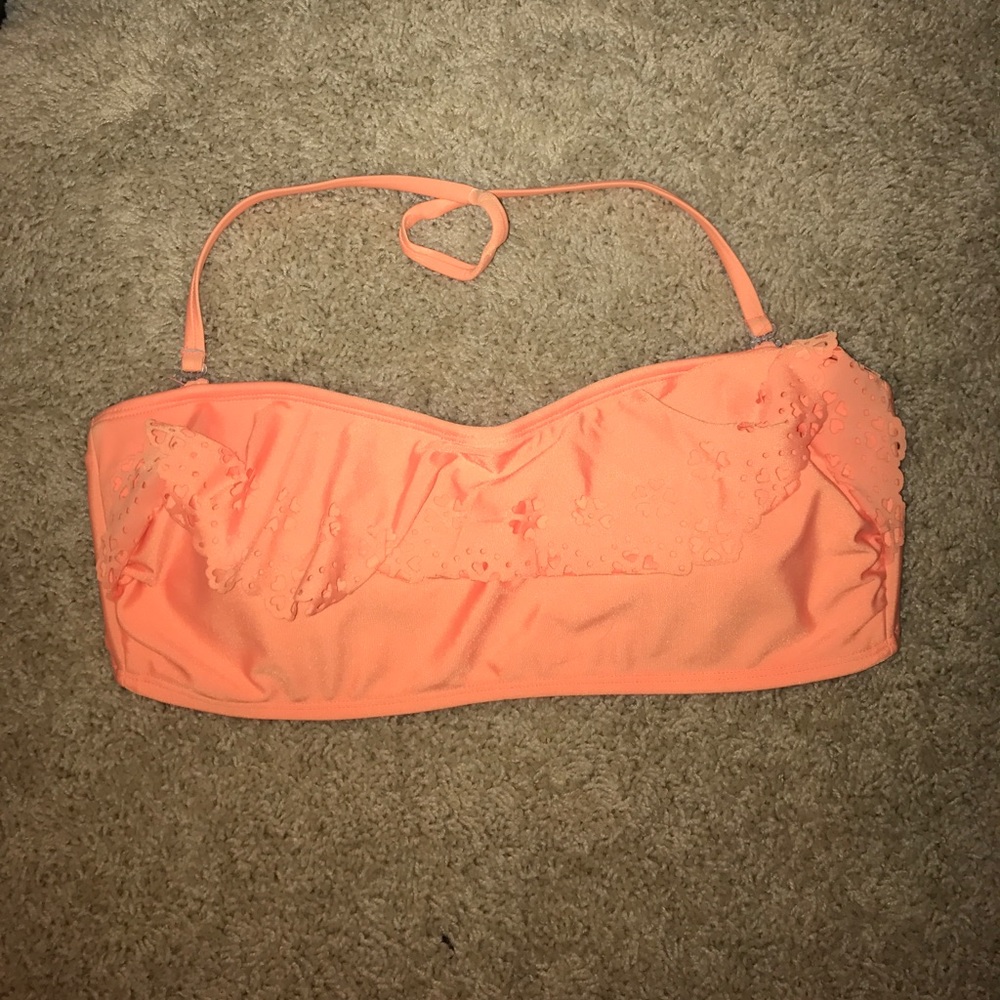 Orange bathing suit top