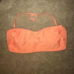 Orange bathing suit top