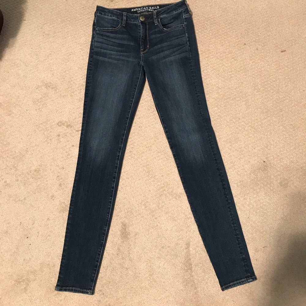 Hi-rise American Eagle jeggings
