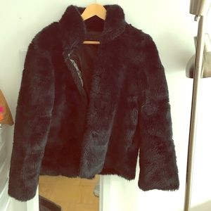 Zara faux fur jacket