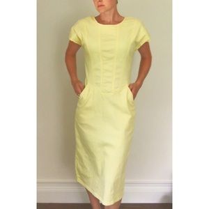 Vintage 80's Yellow Jean Summer Dress Vintage 80's Yellow Jean Summer Dress