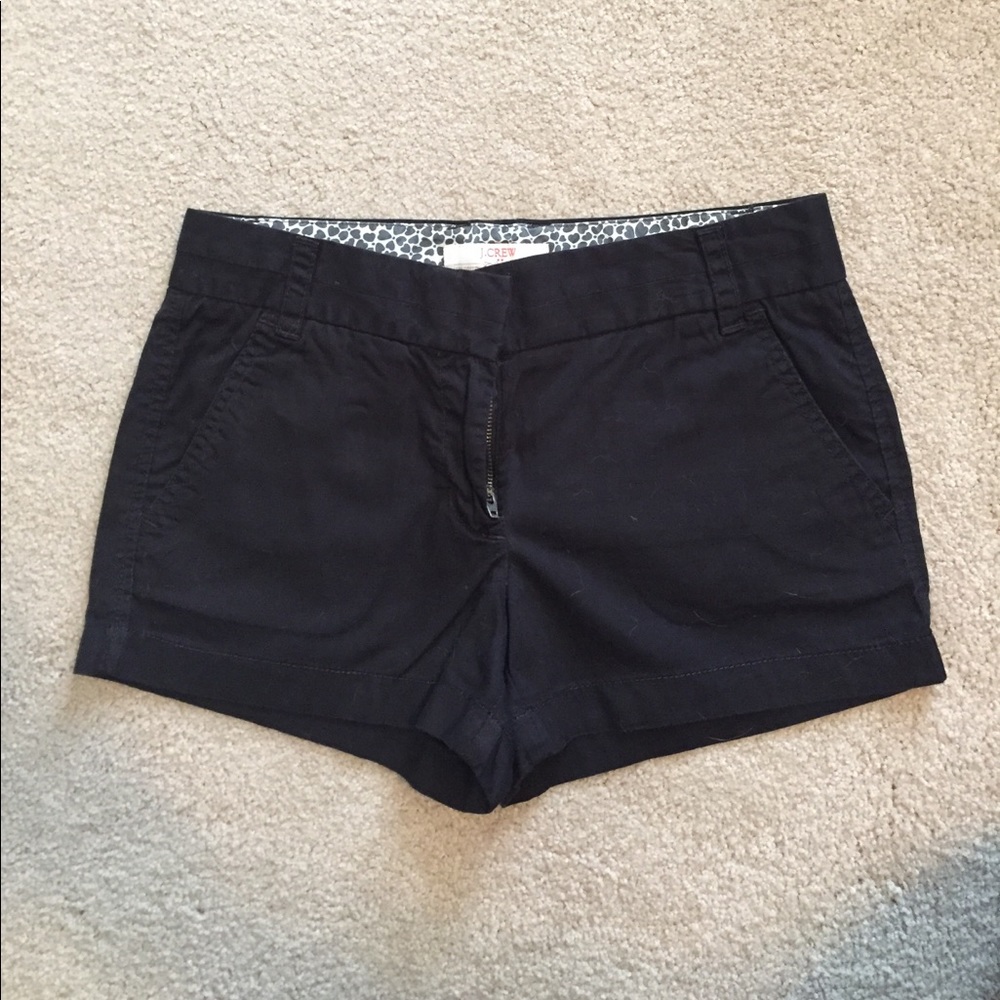 J. Crew Black Chino Shorts - Size 0