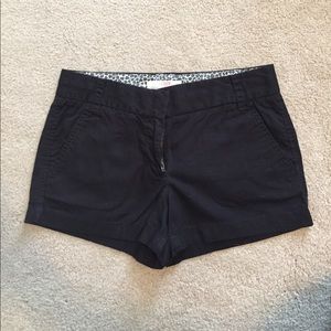 J. Crew Black Chino Shorts - Size 0