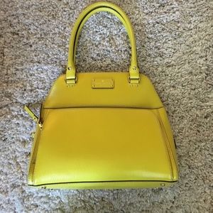 Yellow Kate spade Wellesley bag