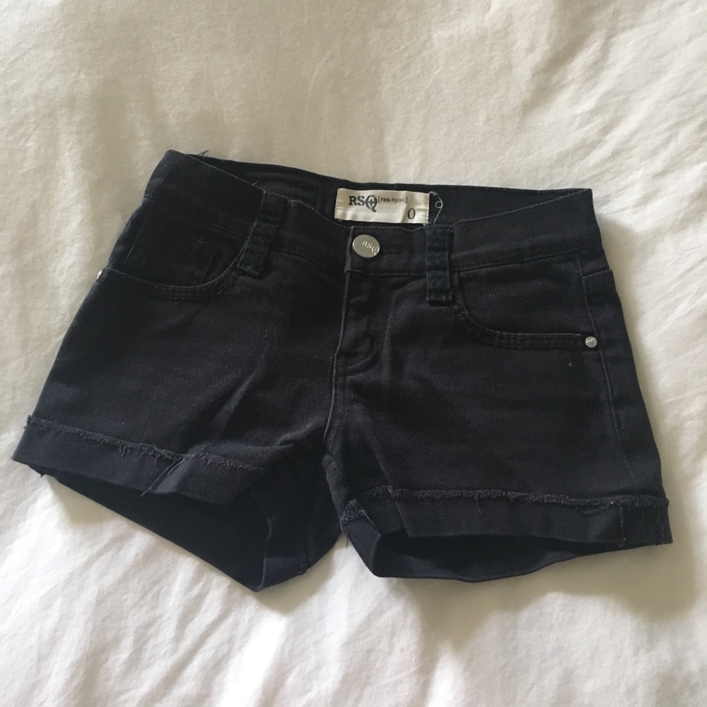 Black shorts