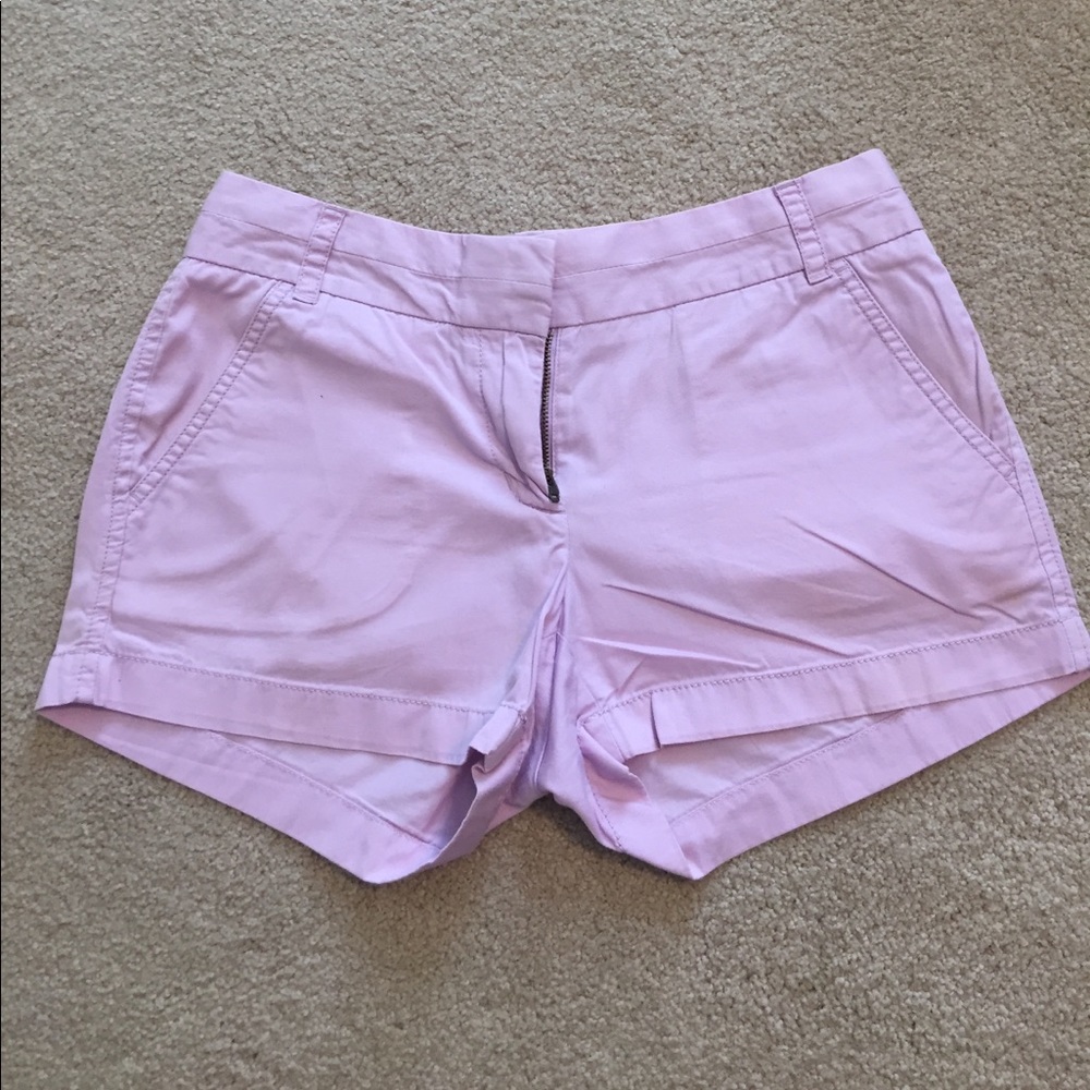 J. Crew Lilac Chino Shorts