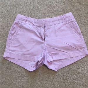J. Crew Lilac Chino Shorts