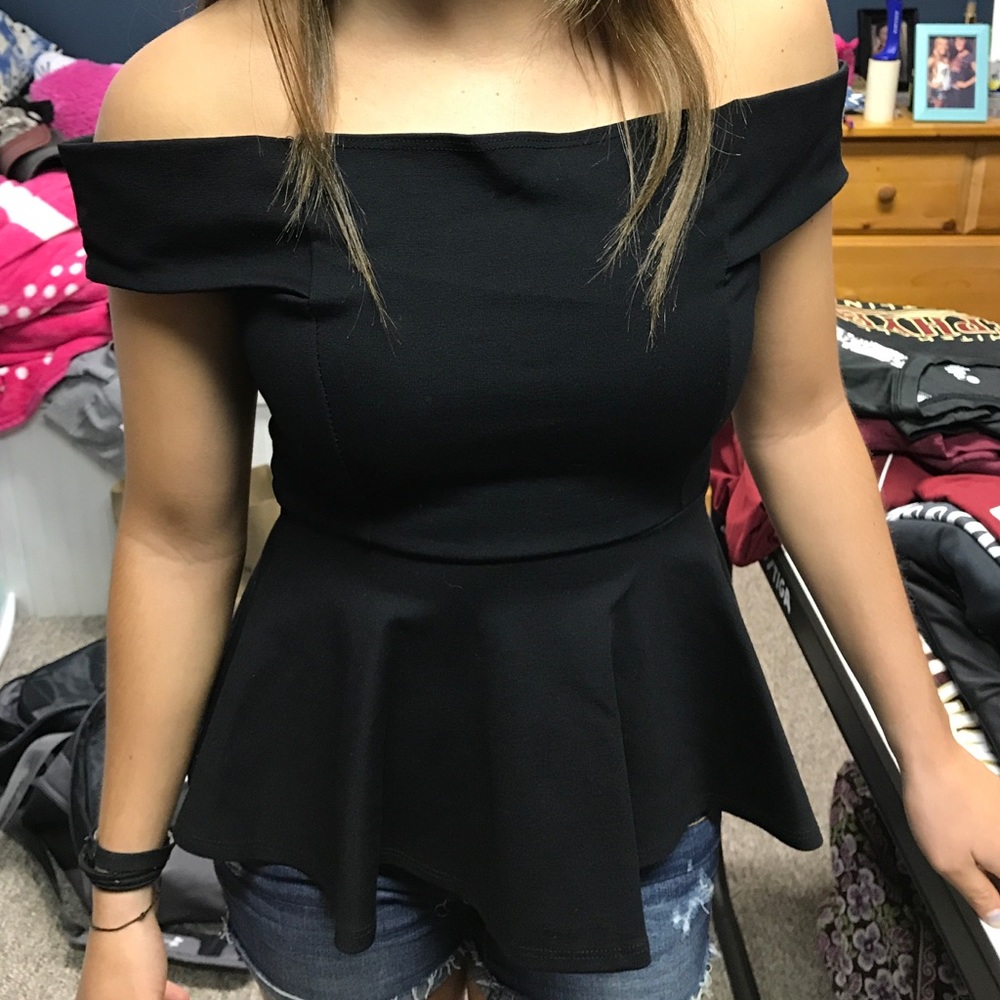 Off the shoulder shirt