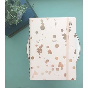 Baby Pink Paint Splatter 2018 Planner
