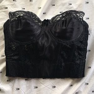 VINTAGE Victoria's Secret strapless bustier
