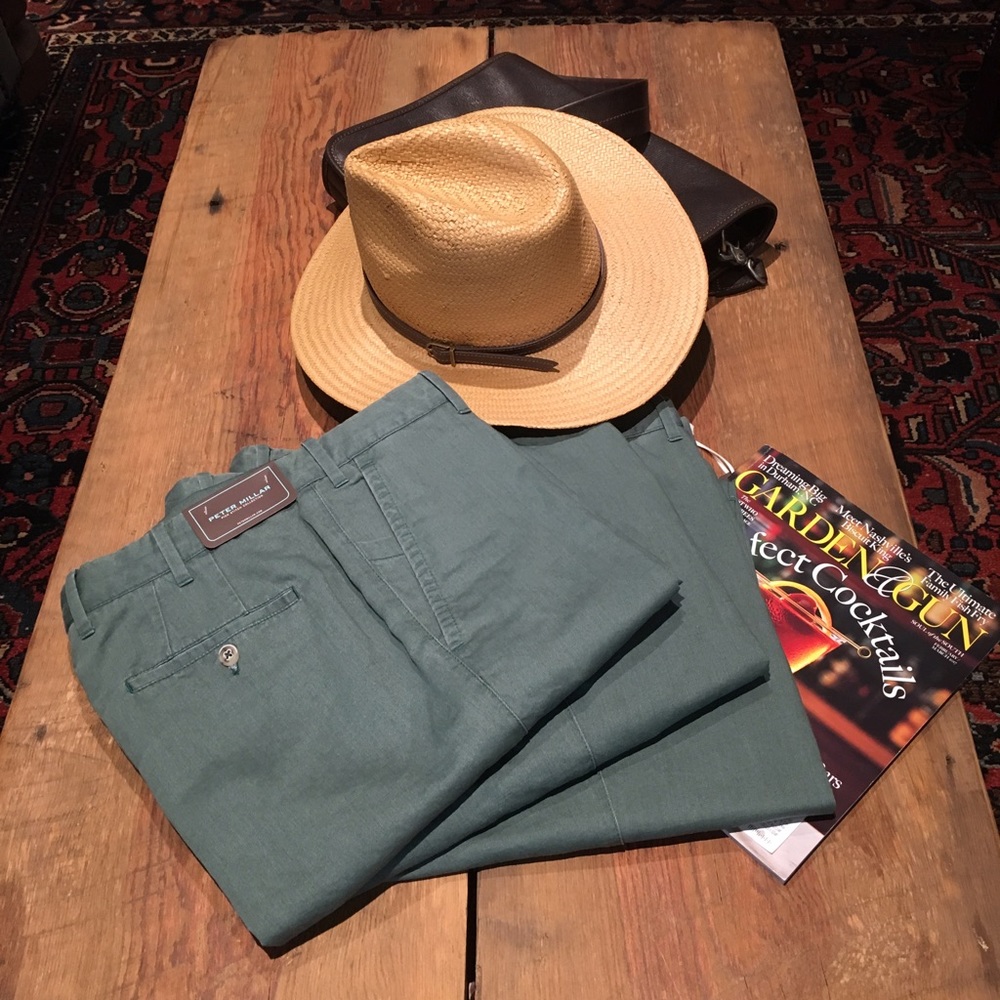 Peter Millar Peruvian Green Trousers