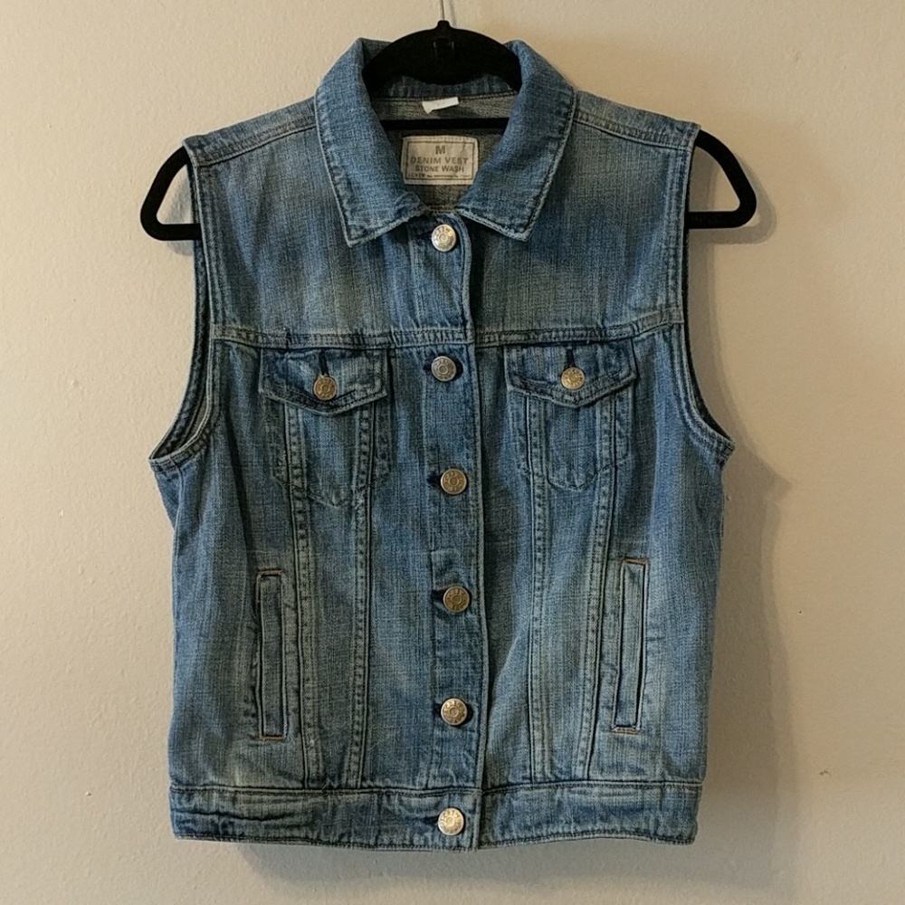 J. Crew Denim Vest