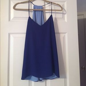 Blue reversible tank