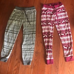 A set of pajama pants