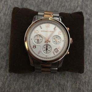 Michael Kors Runway Two-Tone Watch