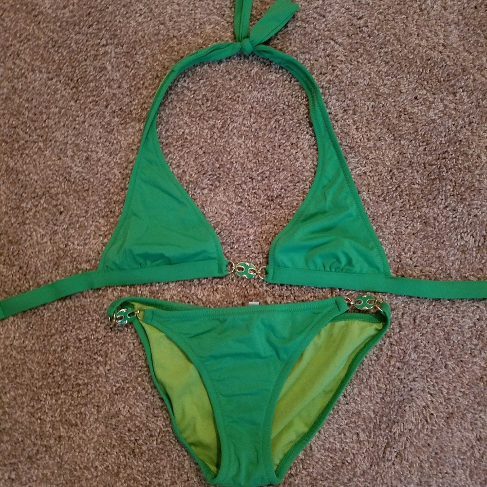 Green J Crew Bikini