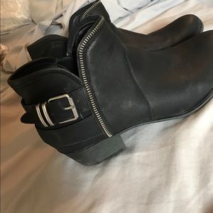 Black ankle boots