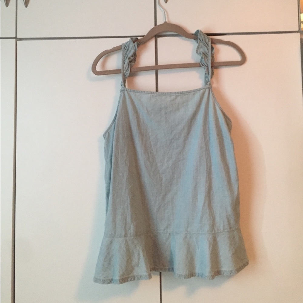 Blue denim swing top from madewell