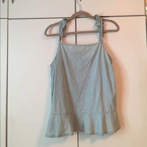 Blue denim swing top from madewell