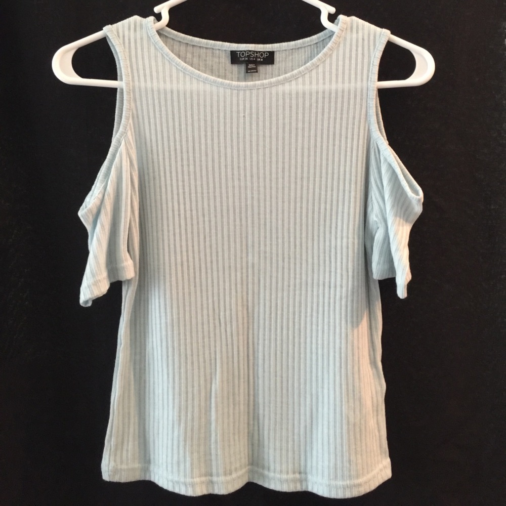 Topshop Open Shoulder Top