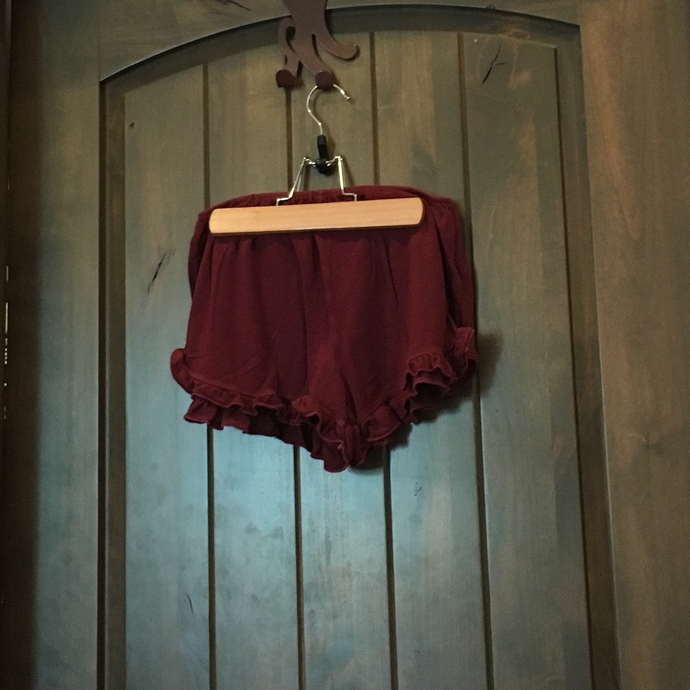 Brandy Melville Maroon Vodi Shorts