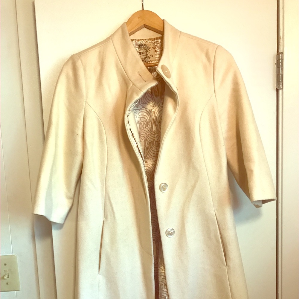 Wool 3/4 sleeve jacket