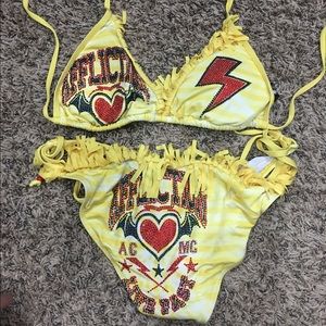Yellow Affliction Bikini