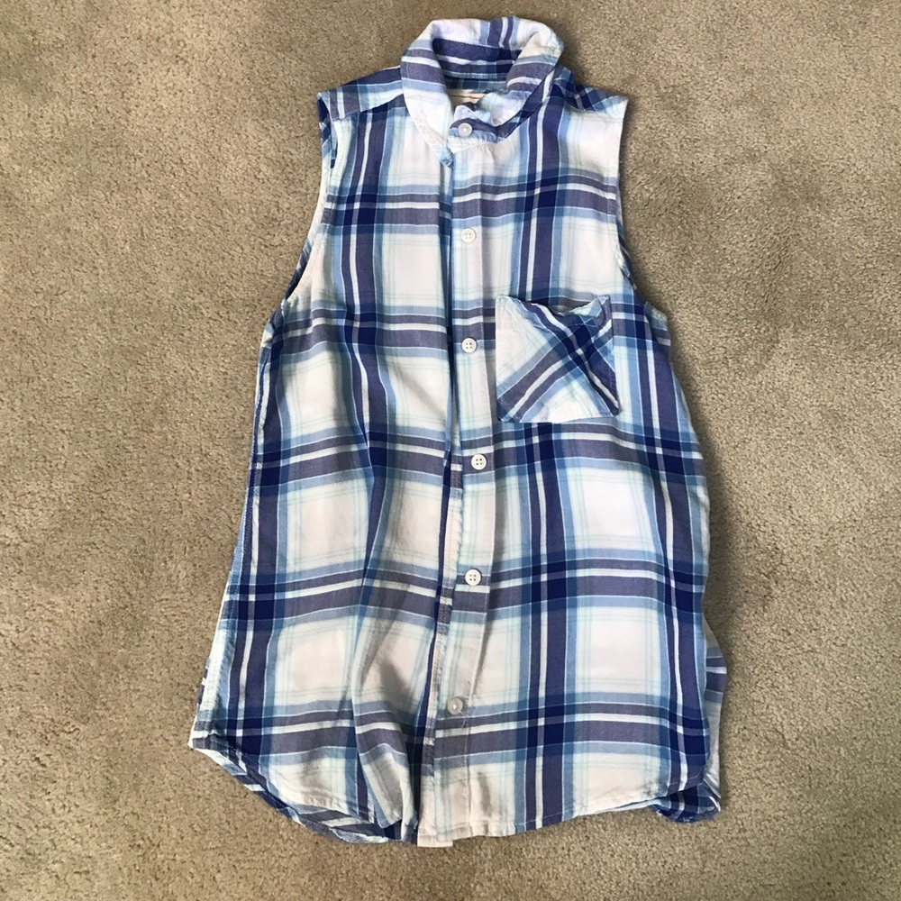 Plaid tank top