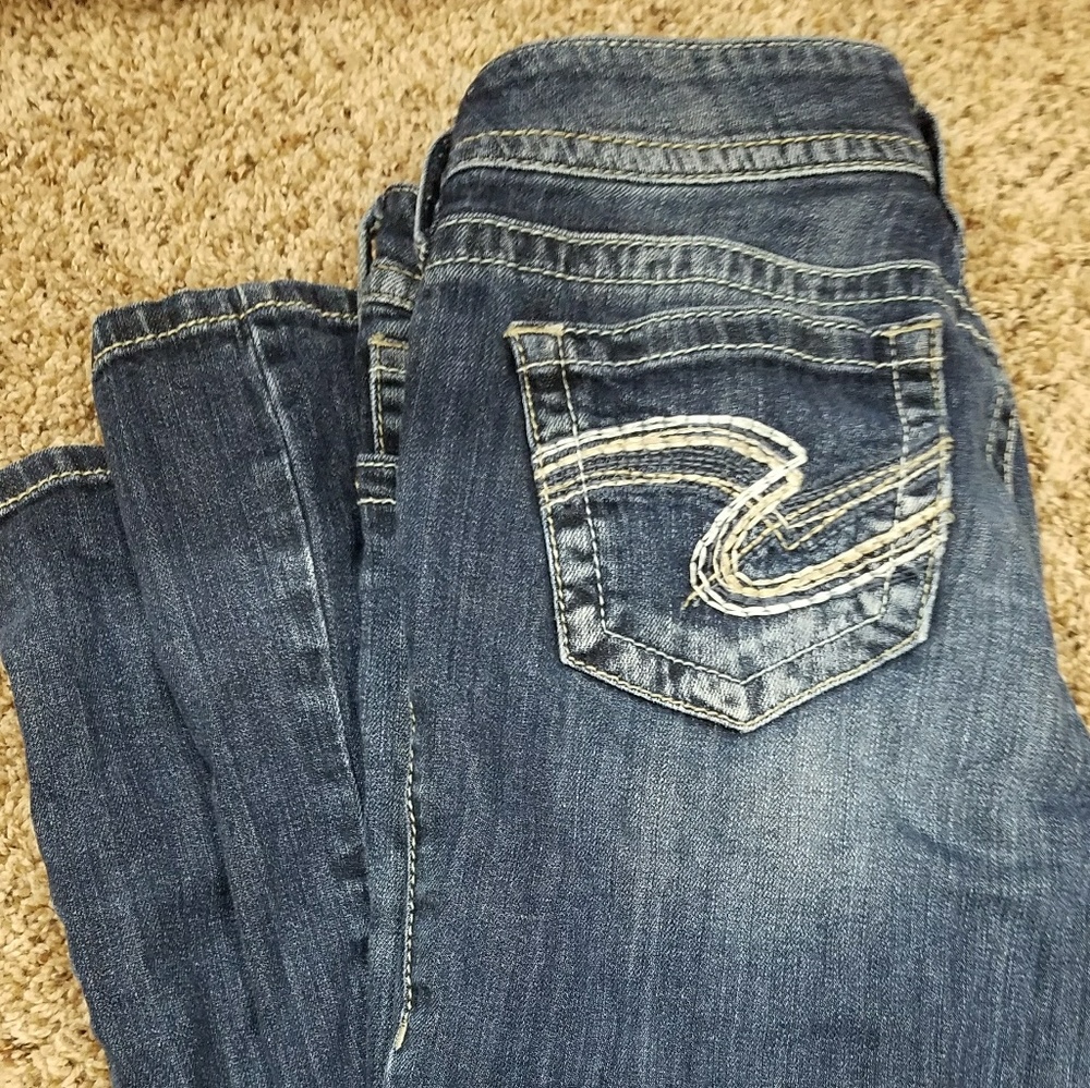 Silver jeans