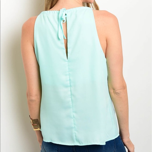 SOLD OUT! Classy Mint Summer Top - Picture 3 of 3