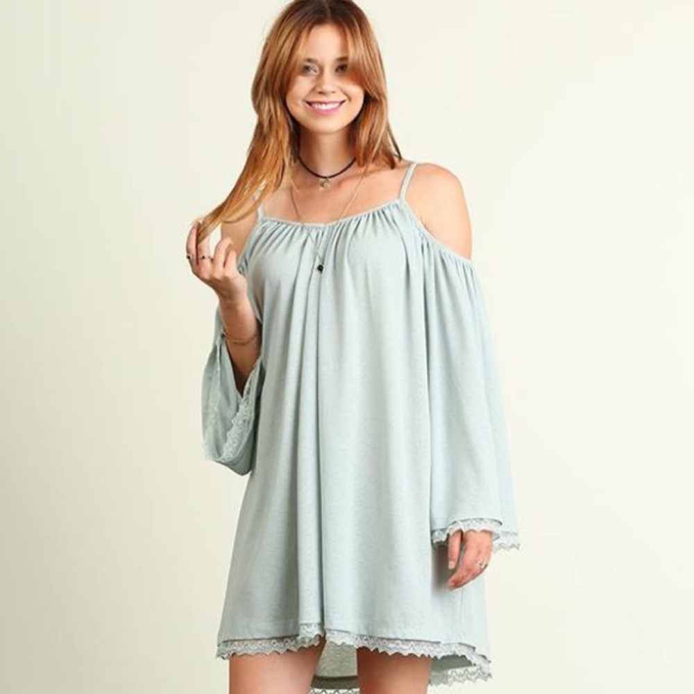 Off the shoulder, Bell sleeved, A-line Top