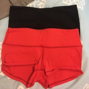 Lulu lemon spandex shorts