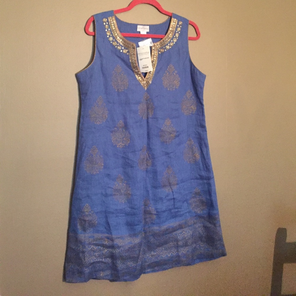 NWT Soft Surroundings south Hampton dress M