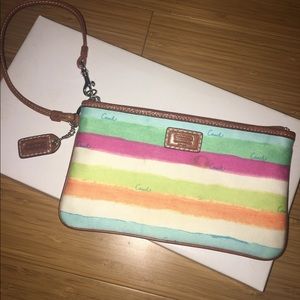 Coach Multicolor Wristlet
